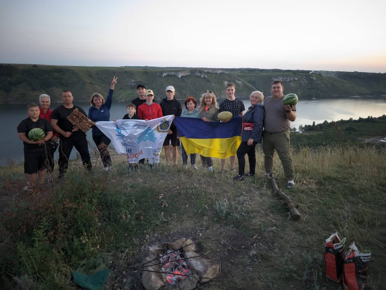 Переселенці з Херсонщини здійснили похід до Бакотської затоки на Хмельниччині